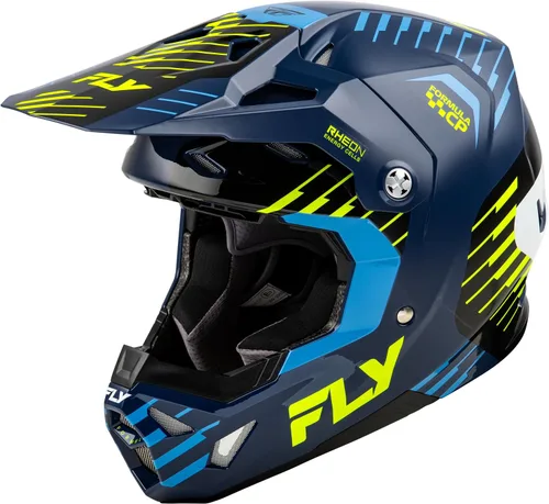 Vista 11 de Casco de motocicleta todoterreno Fly Racing Adult Formula CP Slice MX ATV, aprobado por DOT/FMVSS 218