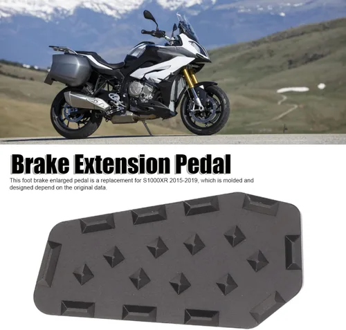 Vista 2 de Pastilla de freno de pie de motocicleta, palanca de freno de pie Fydun Pedal ampliar aleación de aluminio extensión de freno trasero para S1000XR