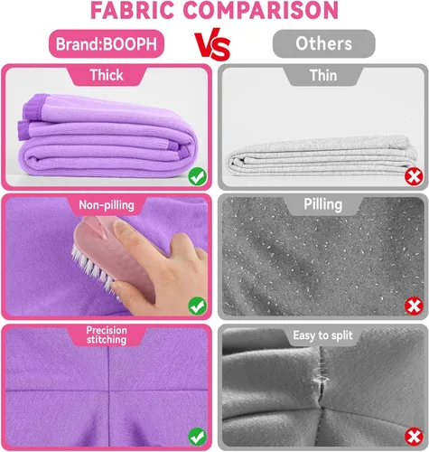 Vista 4 de BOOPH Leggings de invierno para niñas, con forro polar, pantalones básicos de longitud completa