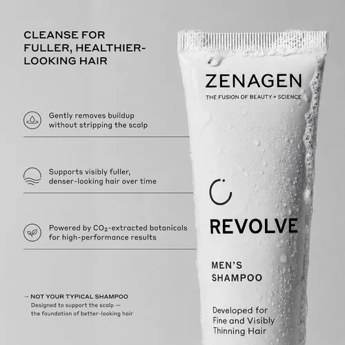 Vista 4 de Zenagen Revolve - Dúo de pérdida de cabello para hombre, 2.5 onzas líquidas