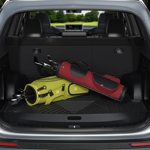 Vista 6 de YITAMOTOR Alfombrilla de carga compatible con Chrysler Pacifica 2017-2025 2026, forro de maletero personalizado negro TPE, alfombrilla de maletero
