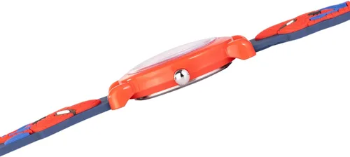 Vista 4 de Marvel Spider-Man - Reloj analógico de cuarzo 3D para niños, Azul, Moderno