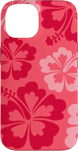 Vista 4 de Hibiscus Flower Beach Hawaiian Exotic Floral Surf Cranberry Case for iPhone 17