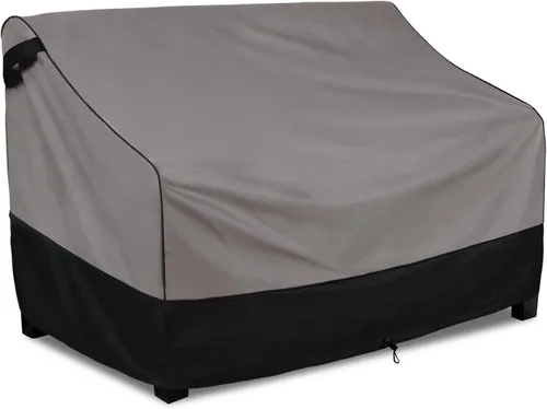 Vista 14 de FORSPARK Funda para sofá de patio, impermeable, resistente a los rayos UV, protector para sofá biplaza de 2 asientos, tela Oxford resistente a