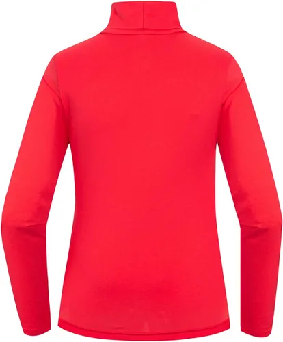 Vista 3 de Modern-Tee Camiseta casual de manga larga con cuello alto y cuello alto para mujer
