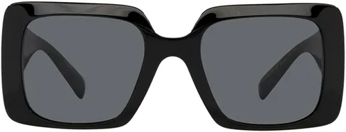Vista 2 de Versace VE 4405 GB187 Gafas de sol rectangulares de plástico negro lente gris, Negro