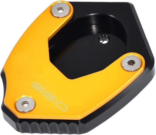 Vista 6 de SCUUBE Para Kawasaki para VERSYS 650 2015-2021 Almohadilla lateral de motocicleta Soporte Extensor de pie Soporte Soporte Placa Ampliadora Negro