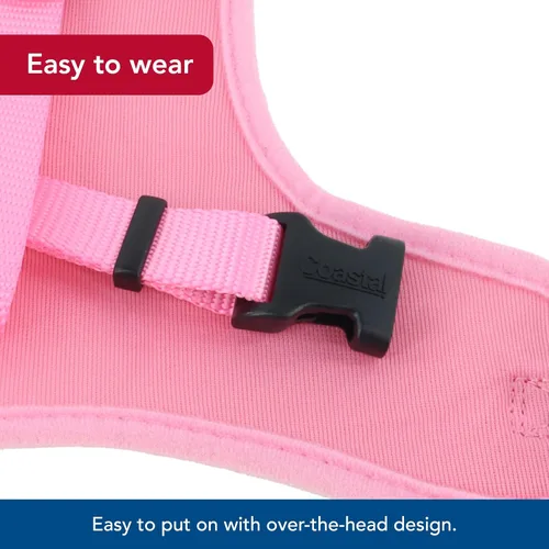 Vista 4 de Coastal - Comfort Soft - Arnés ajustable para perro, negro, 3/4" x 19"-23