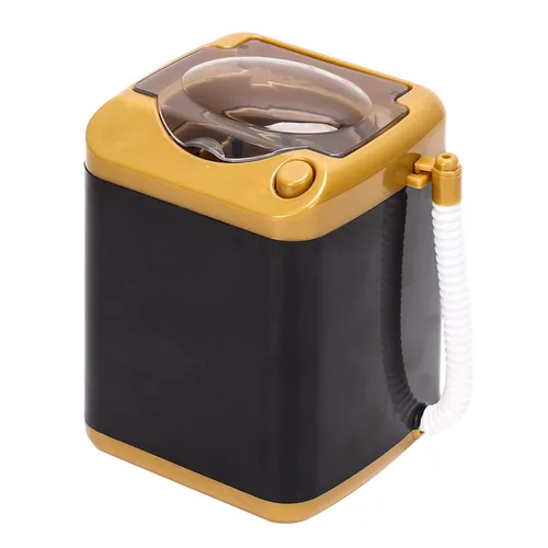 Vista 9 de Lavadora, mini lavadora eléctrica para brochas de maquillaje, máquina automática de limpieza de secado rápido de plástico de simulación para mujeres