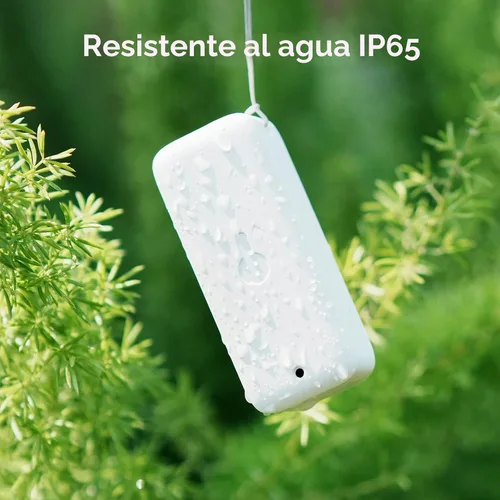 Vista 2 de SwitchBot IP65 Termómetro Higrómetro para interiores y exteriores inalámbrico Alcance Bluetooth de 394 pies, termómetro para refrigerador
