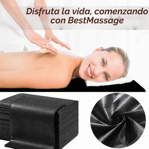 Vista 7 de Sábanas desechables 100 piezas 31" x 71" Sábanas para mesa de masaje de tela no tejida Funda para cama de SPA transpirable para masaje, belleza