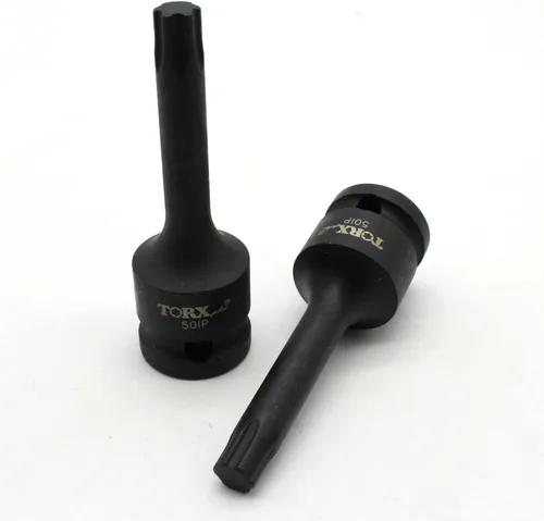 Vista 7 de TMAX 9 pc Torx Plus IP 3 pulgadas largo 6 puntos negro Impact Bit Socket Set 1/2 pulgadas Square Drive Auto reparación herramienta