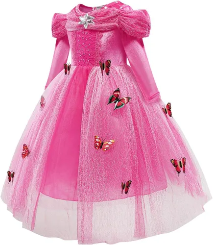 Vista 13 de Vestido de Cenicienta para niñas, disfraz de princesa para Halloween, cosplay, cumpleaños, concurso, Navidad, fiesta de noche