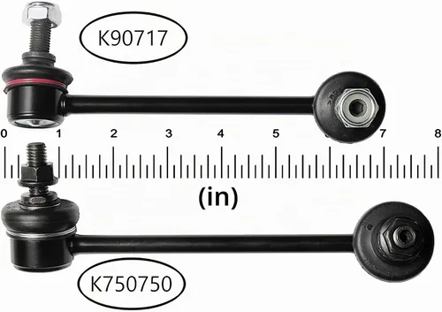 Vista 5 de 4 eslabones de barra estabilizadora delantera y trasera para Honda Pilot 2007-2013 Acura MDX 2010-2013 ZDX 2007-2013
