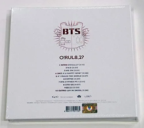 Vista 2 de Bighit BTS Bangtan Boys - O!RUL8,2? (1er mini álbum) 1CD+74p folleto+2Photocards+1On Pack Poster+Juego de tarjetas de fotos extra de doble cara