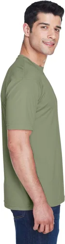 Vista 2 de Cool & Dry Sport Performance Interlock Tee (8420), Púrpura