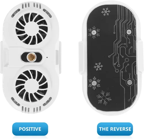 Vista 3 de Phone Cooler with Dual Silent Fans, Semiconductor Cooling Heat Sink