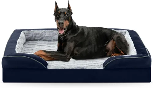 Vista 22 de FURTIME Cama Ortopédica para Perros para Perros Pequeños - Camas de Sofá para Perros Pequeños Lavables, Cama de Sofá de Espuma de Apoyo
