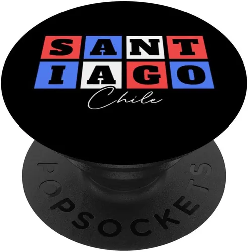 Vista 6 de Santiago Chile Travel Vacation Souvenir PopSockets MagSafe PopGrip for iPhone