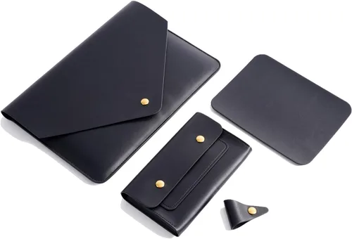 Vista 9 de Funda para portátil Benfan de 13 pulgadas, compatible con el nuevo MacBook Air 13 de 2024, nuevo MacBook Pro 13, Dell XPS 13 con bolsa pequeña