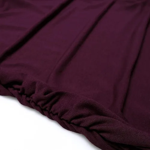 Vista 5 de Camisa de maternidad de manga larga con cuello en V cruzado, camiseta de lactancia cruzada