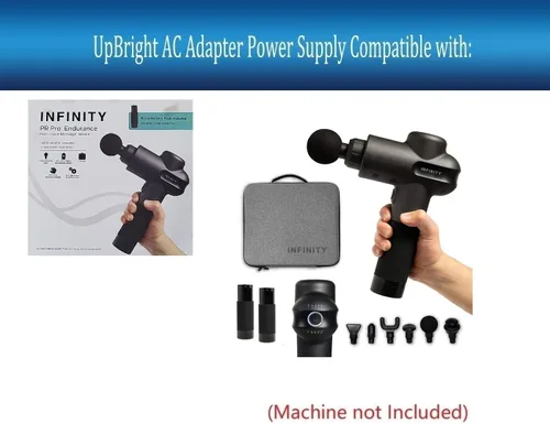 Vista 2 de UpBright Adaptador de 26 V CA/CC compatible con Infinity PR Pro Endurance 12MG021131 Dispositivo de masaje de percusión inalámbrico para tejido