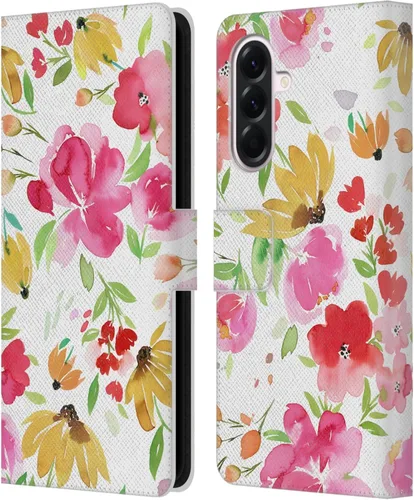Vista 217 de Head Case Designs Officially Licensed Ninola Butterfly Nature Spring Floral Leather Wallet Case Compatible with Samsung Galaxy A07 4G