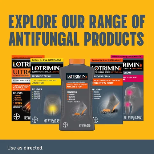 Vista 9 de Lotrimin Ultra Crema antimicótica para tiña inguinal con clorhidrato de butenafina, tratamiento para tiña inguinal para hombres, mujeres y niños
