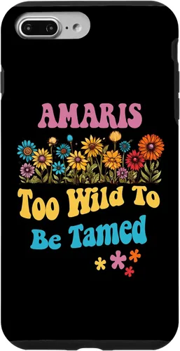 Vista 9 de Funda con nombre de AMARIS para iPhone 14 AMARIS con nombre de flores silvestres para niñas