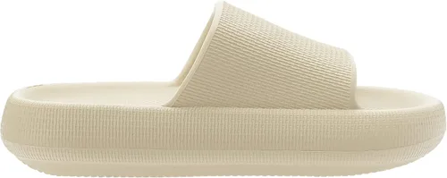 Vista 4 de BRONAX Pantuflas Cloud para mujeres y hombres Pantuflas de almohada sandalias de baño Extremadamente cómodas Suela gruesa acolchada
