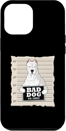 Vista 6 de iPhone 15 Dogo Argentino mug shot guilty dog Case