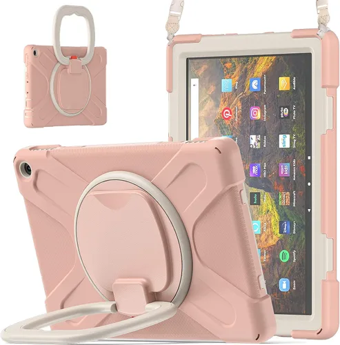 Vista 17 de Funda portátil de rotación de 360° para tablet Fire HD 10 y 10 Plus