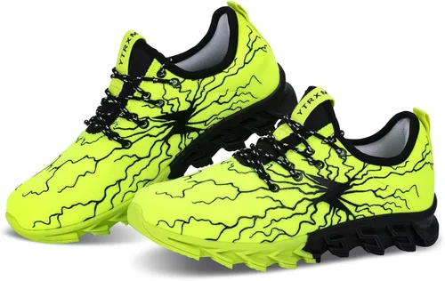 Vista 7 de Zapatillas de correr para niños pequeñosgrandes, ligeras, sin cordones