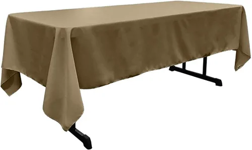 Vista 16 de New Creations Fabric & Foam Inc - Mantel rectangular de popelina de poliéster de 60 pulgadas de ancho por 120 pulgadas de largo. (Avocado)