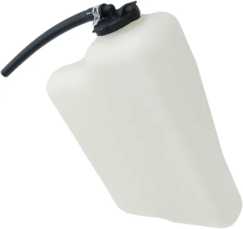 Vista 3 de CarPartsDepot Tanque de recuperación de refrigerante del motor Depósito de expansión Depósito de botella con tapa y manguera de plástico compatible