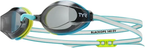 Vista 12 de TYR Gafas de natación para adultos Black Ops 140 EV Reducción de arrastre de perfil bajo Vista periférica de 140 grados Juntas de silicona