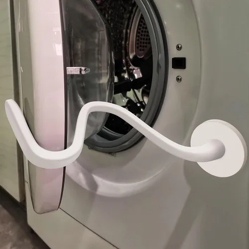 Vista 8 de Premium - Accesorio para puerta de lavadora de carga frontal, mantiene la puerta abierta, evita olores Sturdy Washer Door Prop Magnetic, Flexible