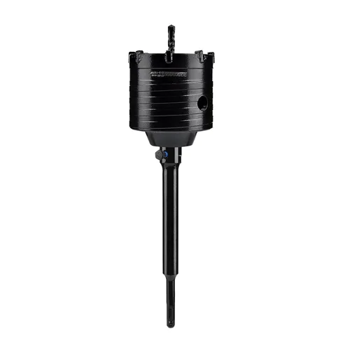 Vista 32 de Mollom Sierra perforadora para hormigón SDS Plus de 8.661 in, cortador de agujeros de alta resistencia con broca de posición central de 4.331 in