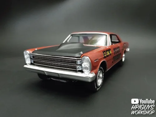 Vista 8 de AMT 1966 Ford Galaxie Sweet Bippy - Kit de modelo a escala 1:25