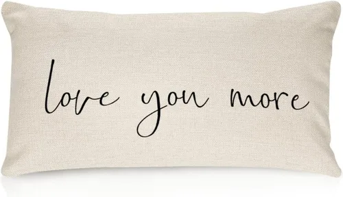 Vista 29 de Better When We are Together - Fundas de almohada lumbar de 12 x 20 pulgadas con citas divertidas de algodón y lino para sofá, decoración de sala