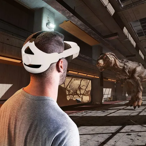 Vista 9 de MASiKEN K6 Adjustable Replace Elite Head Strap for Oculus Quest 2 Enhanced Support and Comfort Head Pad CushionReduce Head PressureOptimize