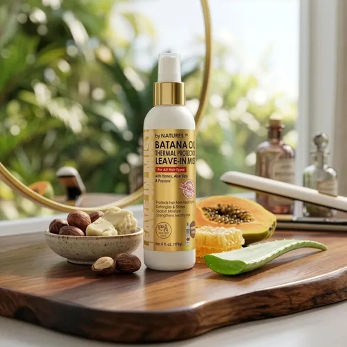 Vista 4 de By Natures Batana Oil - Spray protector de calor para el cabello, rocío