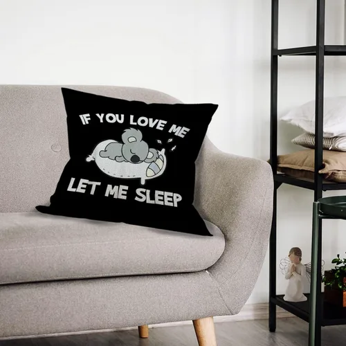 Vista 2 de Mancheng-zi Fundas de almohada de koala de 18 x 18 pulgadas, regalos de koala para niñas, mamá koala, regalos de koala para mujeres