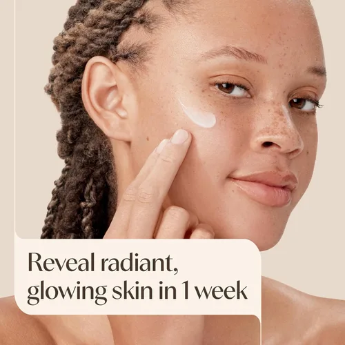 Vista 2 de Aveeno Hidratante facial diario positivamente radiante con protector solar SPF 15, hidratante facial hidratante con extracto de soja para mejorar