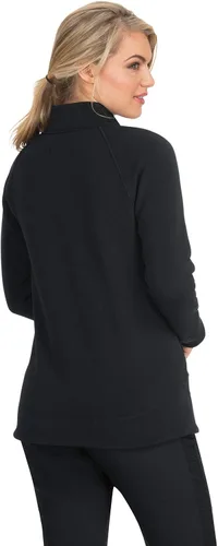 Vista 2 de KOI Lite Performance Stretch 2-Pocket Zip Front Wellness Scrub Chaqueta para mujer