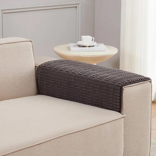 Vista 20 de Fundas para Reposabrazos de Sofá Fundas para Brazos de Sofá Fundas para Sillones, 2pcs Protectores Antideslizantes para Brazos de Sofá Fundas