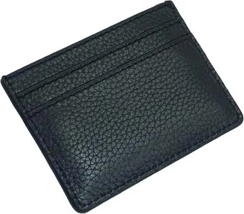 Vista 2 de Marc Jacobs S102L01FA21-001 - Funda de cuero para mujer con herrajes dorados, Negro -, Estuche para tarjetas