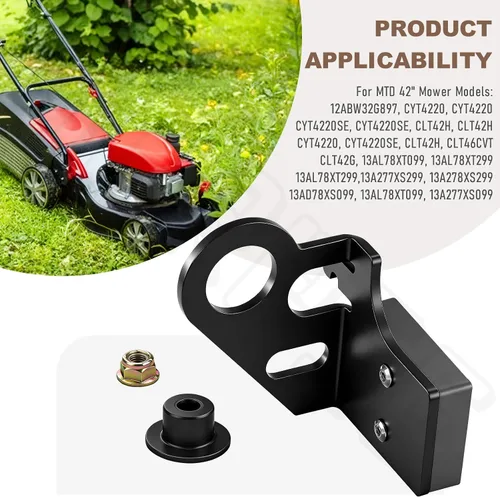 Vista 6 de 753-09904A 983-05182A Kit de brazo de freno de cubierta compatible con MTD, Cub Cadet, Craftsman cubierta de cortacésped de 42 pulgadas, se adapta a