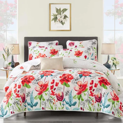Vista 11 de UOZZI BEDDING Juego de edredón reversible de 2 piezas para niños, tamaño individual de 68 x 86 pulgadas, colcha de microfibra suave y ligera, juego