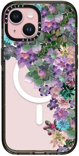 Vista 14 de CASETiFY Impact Funda para iPhone 15 [Probada contra Caídas de Grado Militar 4X / Protección contra Caídas de 8.2 pies / Compatible con Magsafe]
